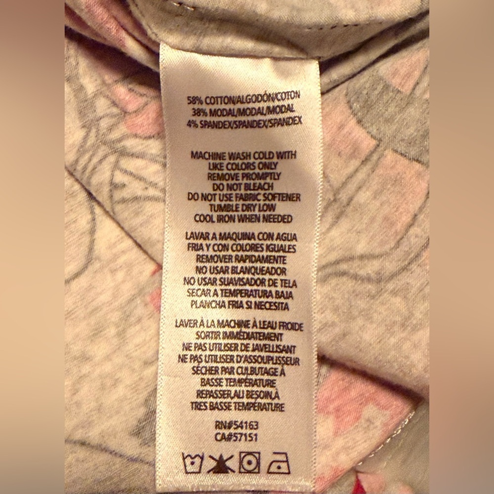 Calvin Klein Performance Floral Hoodie Women’s Large W Logo Athleisure Pullover - Picture 5 of 15